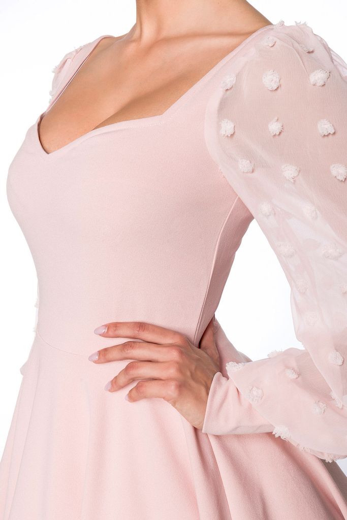 Belsira - Retrokleid mit langen Ärmeln - XL -
