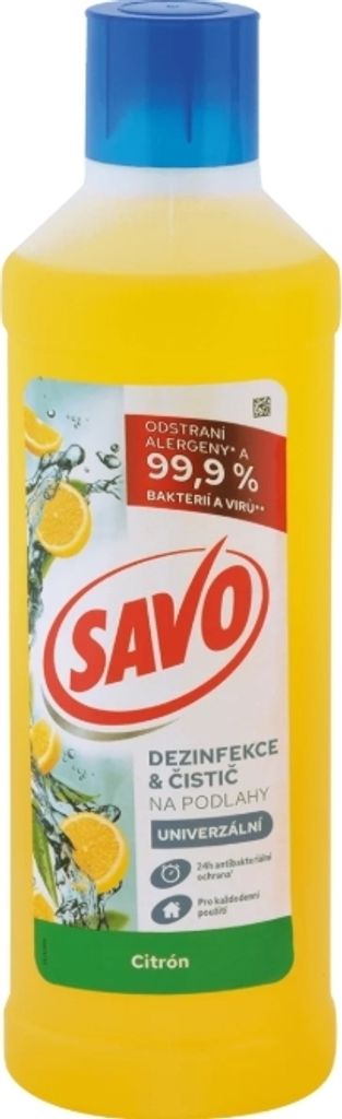 Savo Uniwersalny środek do czyszczenia podłóg Cytryna, 1000 ml