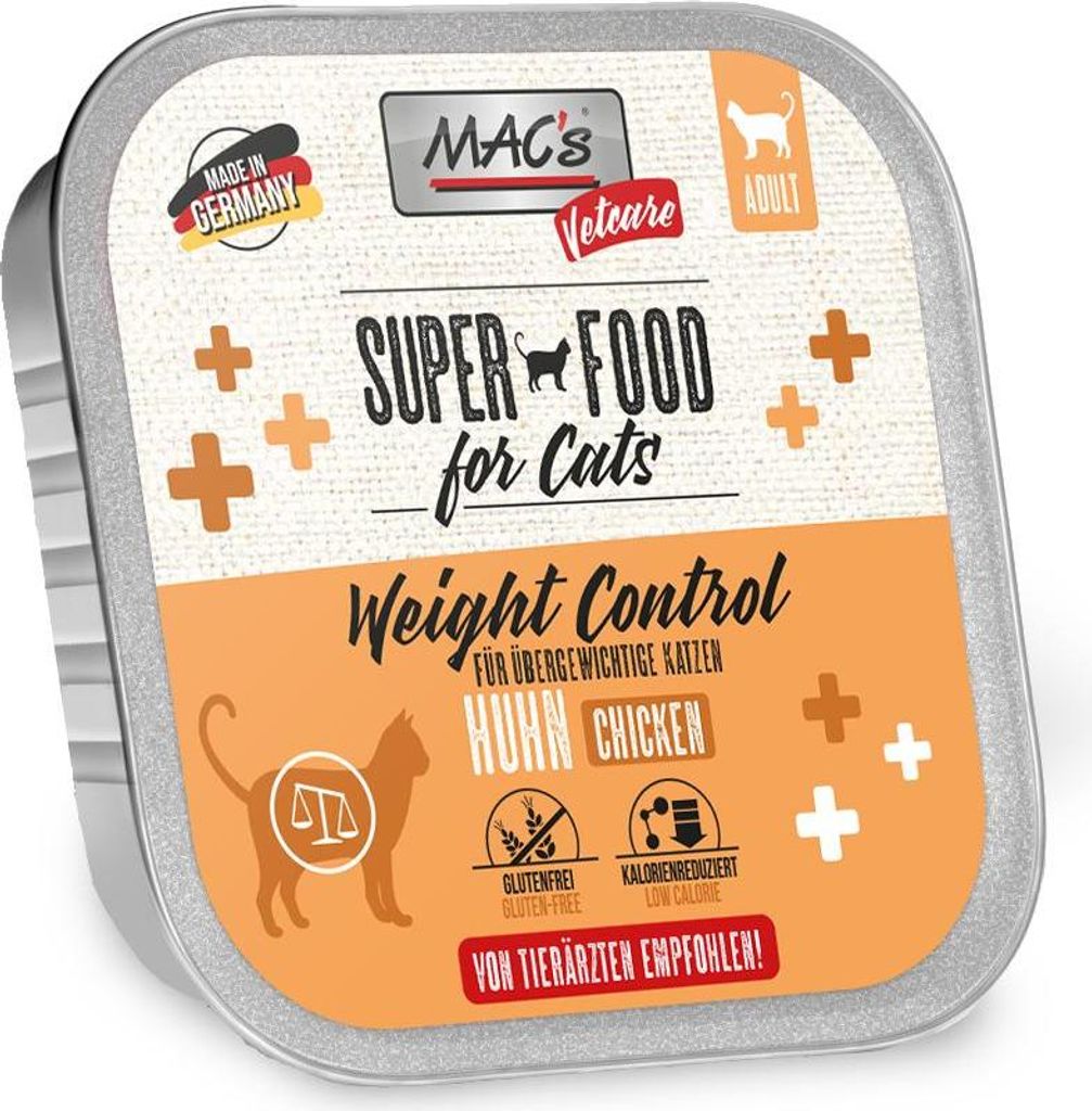 MAC's CAT Vetcare - Schale 16x100g | Huhn Weight Control