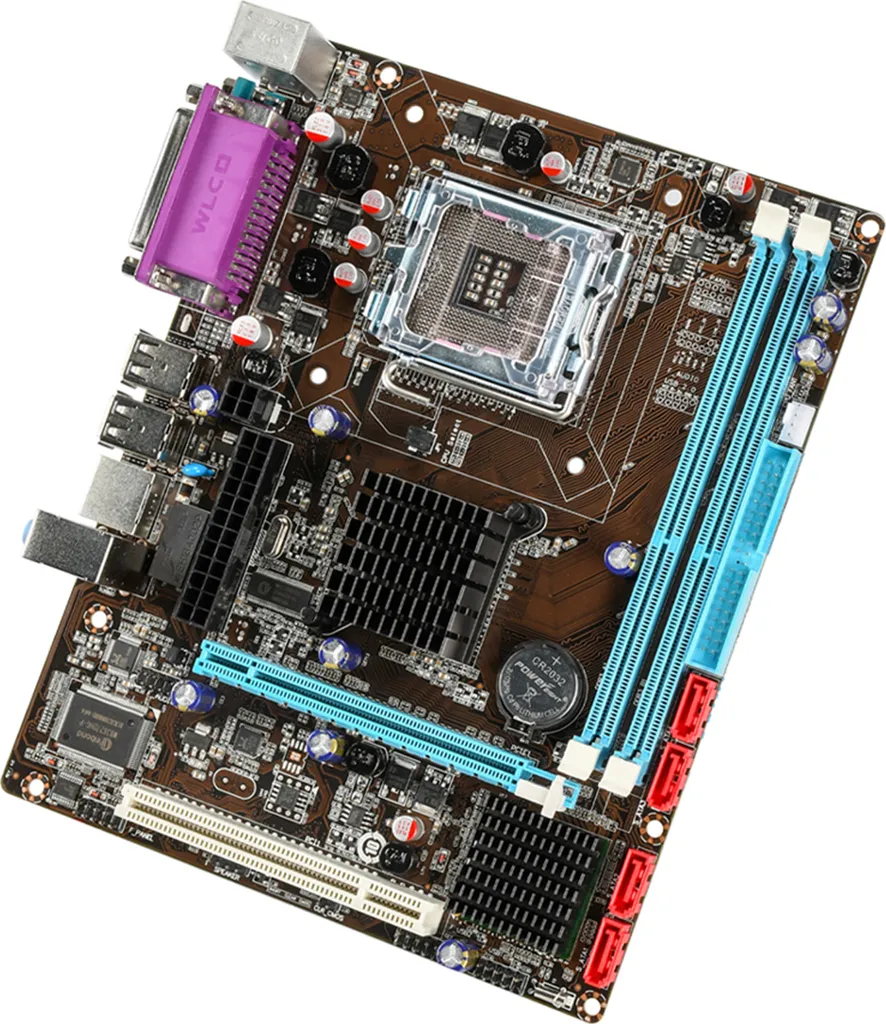 Carte mère PC Intel P45 pour Mise à Jour Mémoire DDR3 1066/1333 MHz