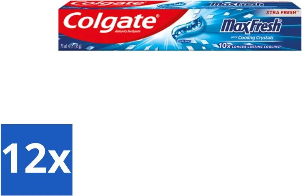 Lotto 12 Dentifrici Colgate Maxfresh Coolmint 100ml - Fornitura Stock
