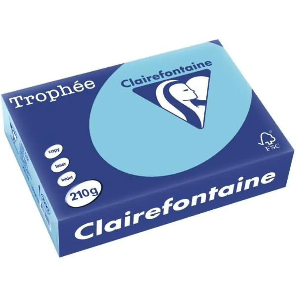 Papier A4 Bleu pour Organisation et Classement Clairalfa Trophée A4