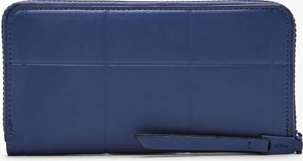 Portafoglio s.Oliver Blu Navy Zip Around | Accessorio Donna Chic