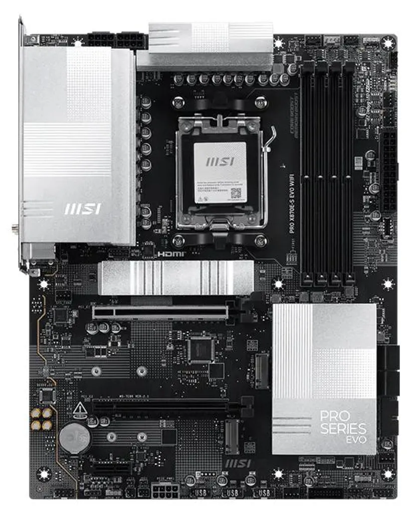 Carte Mère MSI PRO X870E-S WIFI socket AM5 idéale pour PC de bureau