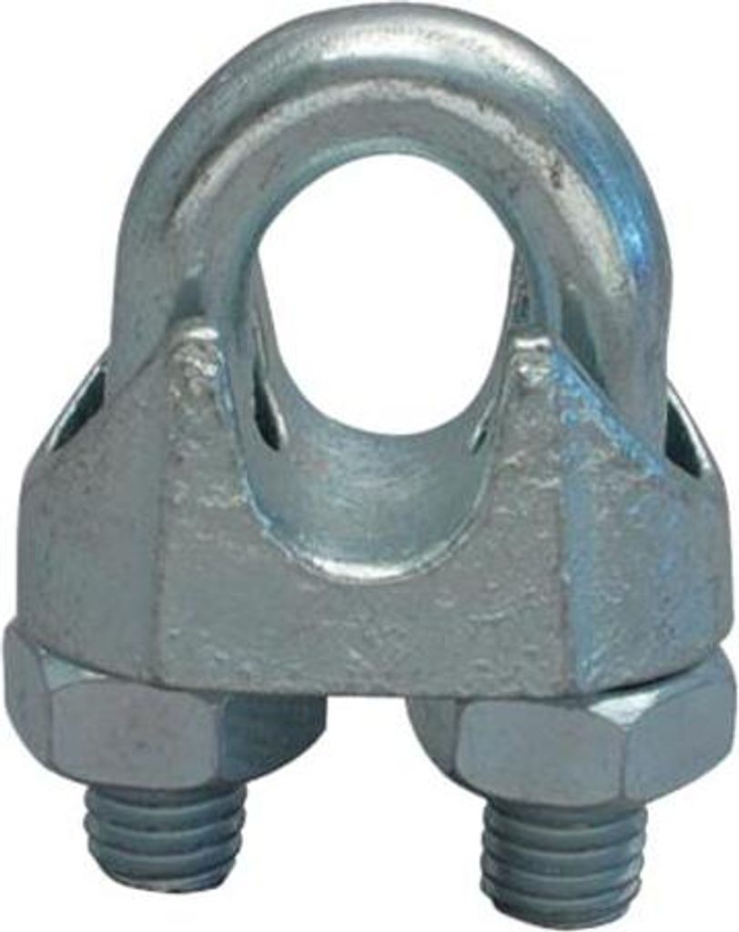 Karte 2 Edelstahl-Kabelklemmen Ø6 mm VISO - SCI602NS