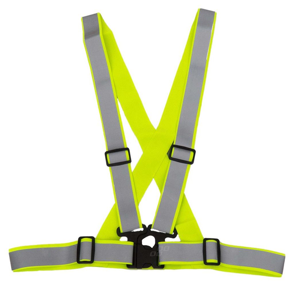Imbracatura Riflettente Gilet Stradale Giallo Riflettente Immagine del prodotto 