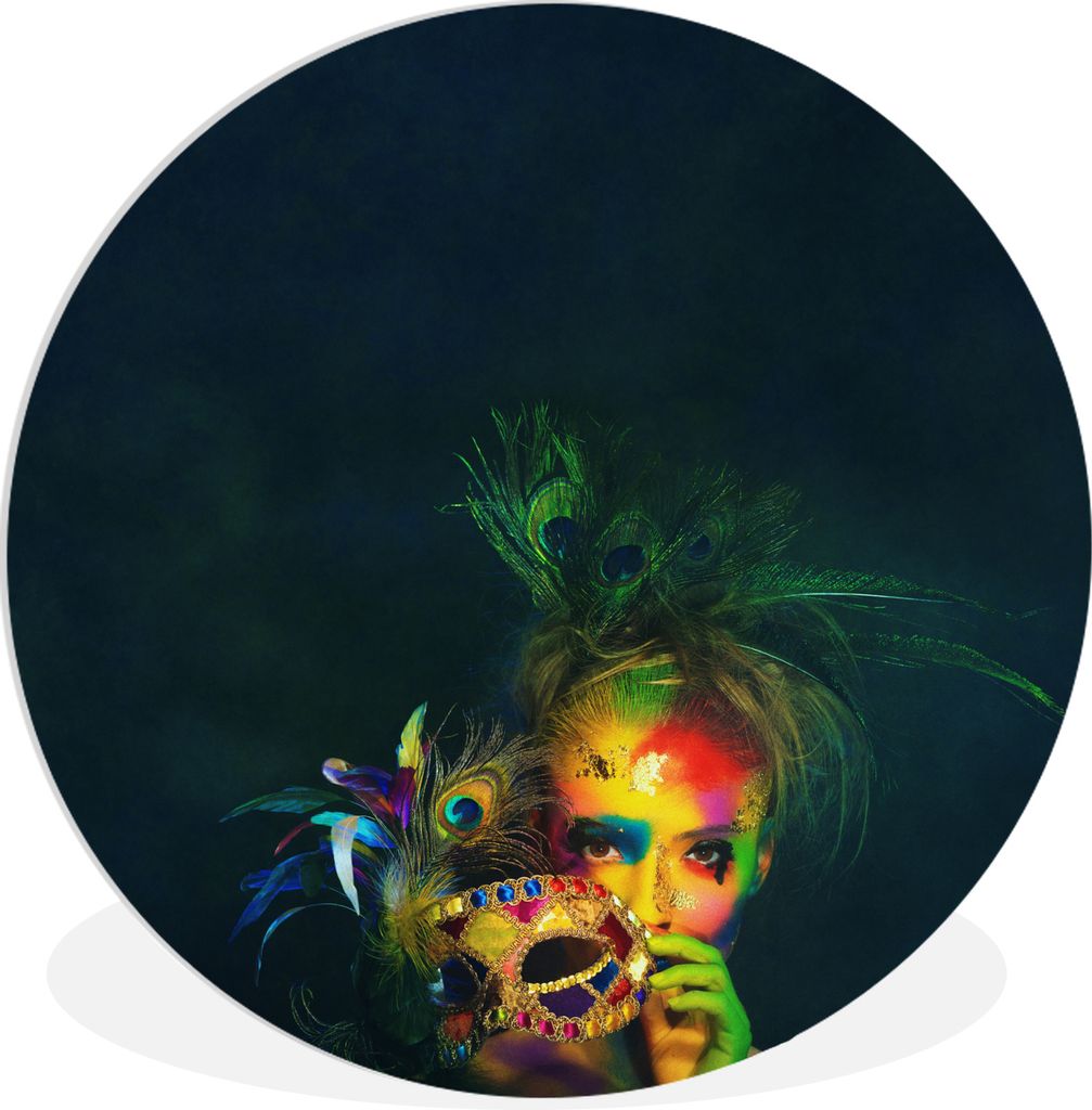 MuchoWow - Wand Kreis - Das Schlafzimmer - Die Bilder - Wandmalerei - Kunst für das Haus - das Plastik