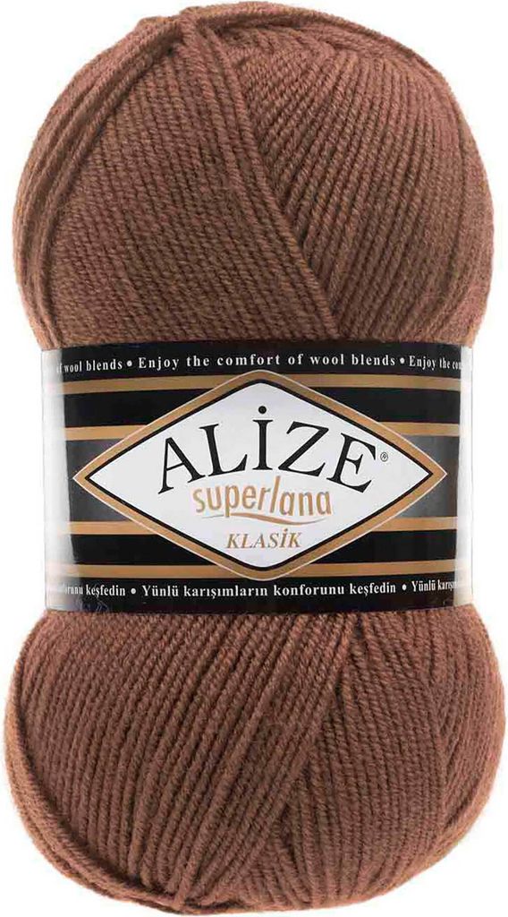 Alize Superlana Klasik 100g Strickgarn Strickwolle 25% Wolle, Farbwahl
