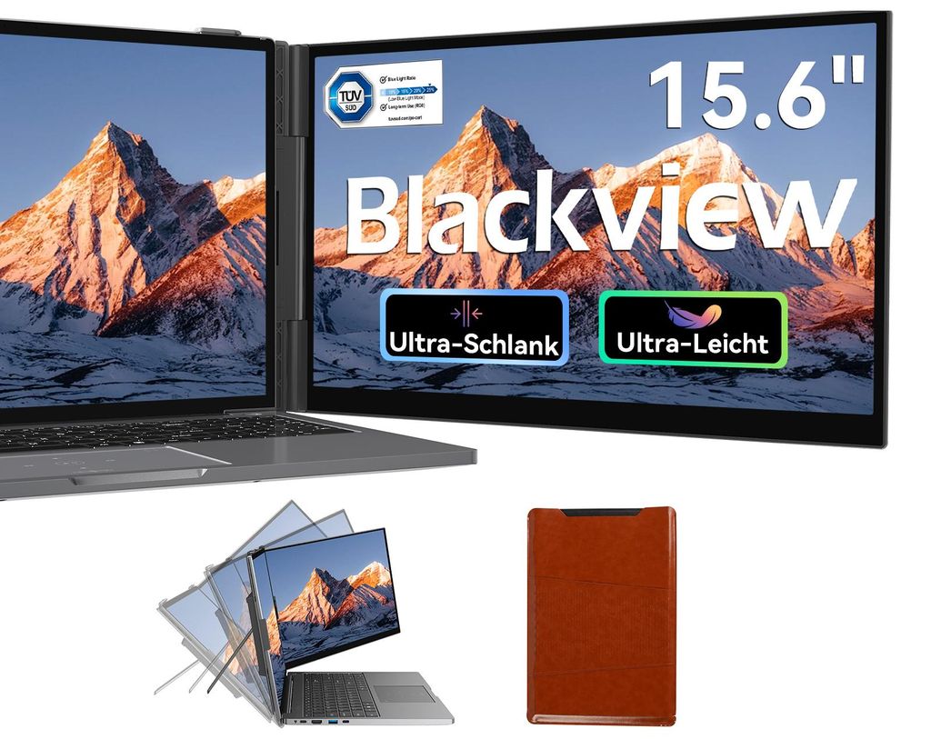 Blackview 15.6" Tragbarer Einzelner Monitor 8, 1920×1200 Produktbild 