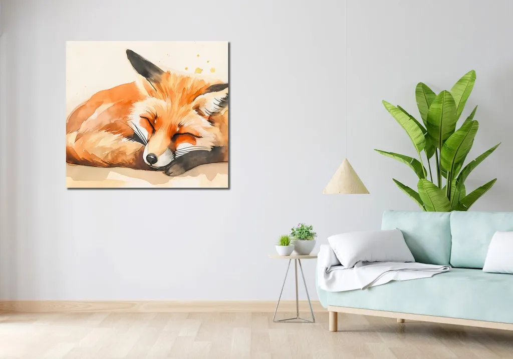 Acquerello 100x90 Idillio - Quadro Moderno Decorativo Grande Formato - 2