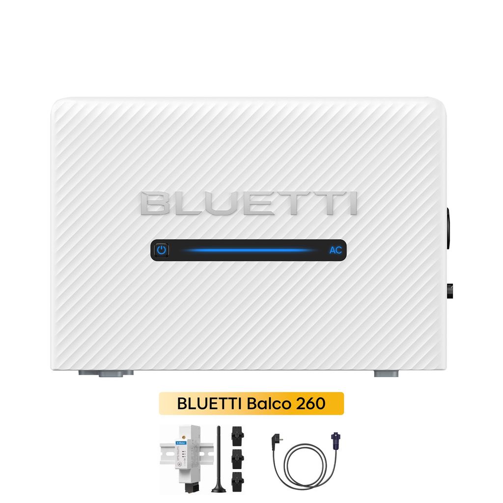 Powerness®Balkonkraftwerk Speicher Bluetti Balco 260 2,560 Produktbild 