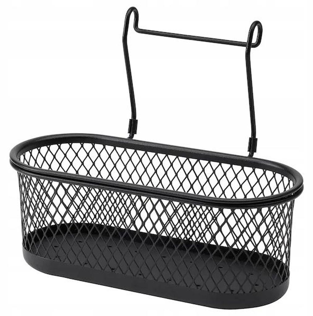IKEA HULTARP Küchenreling Behälter Schwarz 31x16 CM Produktbild 