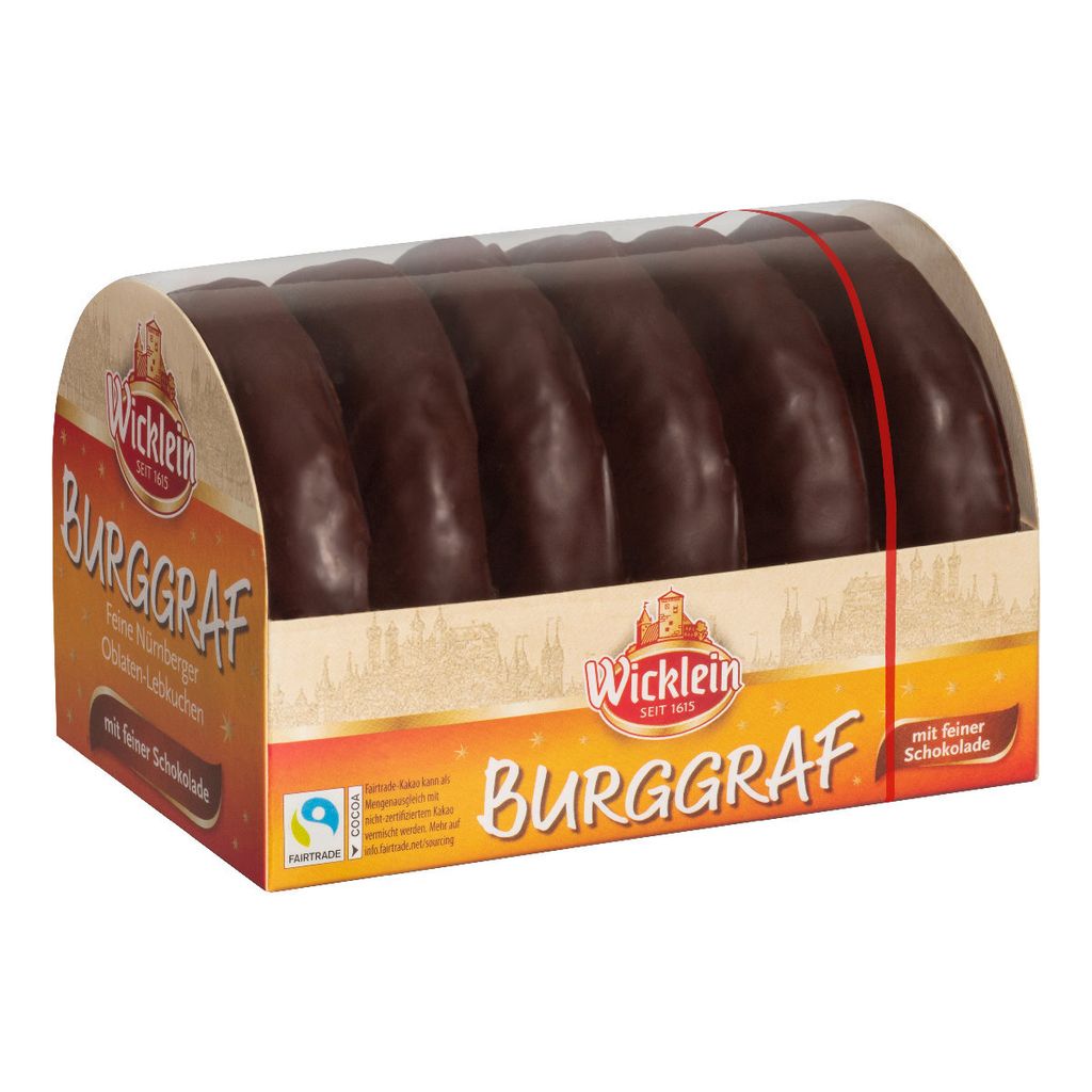 Wicklein Burggraf Nürnberger Oblaten Lebkuchen Schokolade Produktbild 