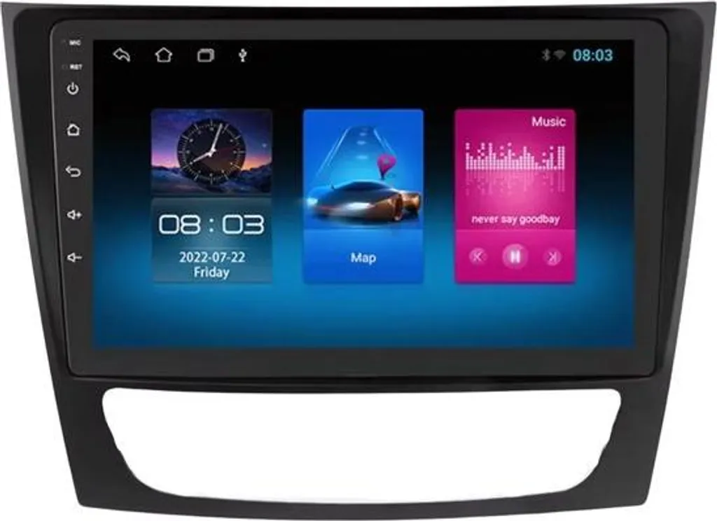 Autoradio Bluetooth CarPlay pour Mercedes Classe E W211 E300 E350 E240
