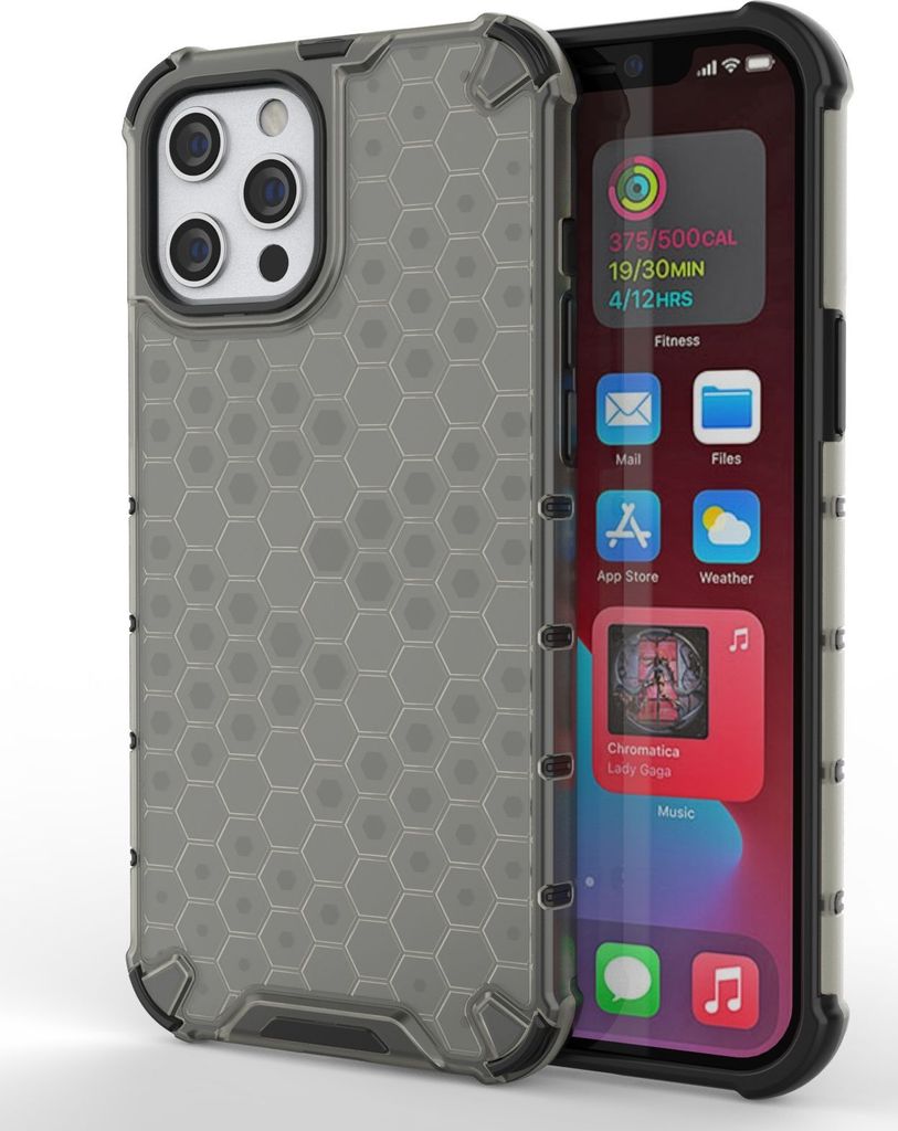 Mobigear Honeycomb iPhone 13 Mini Hülle Hardcase Backcover Produktbild 