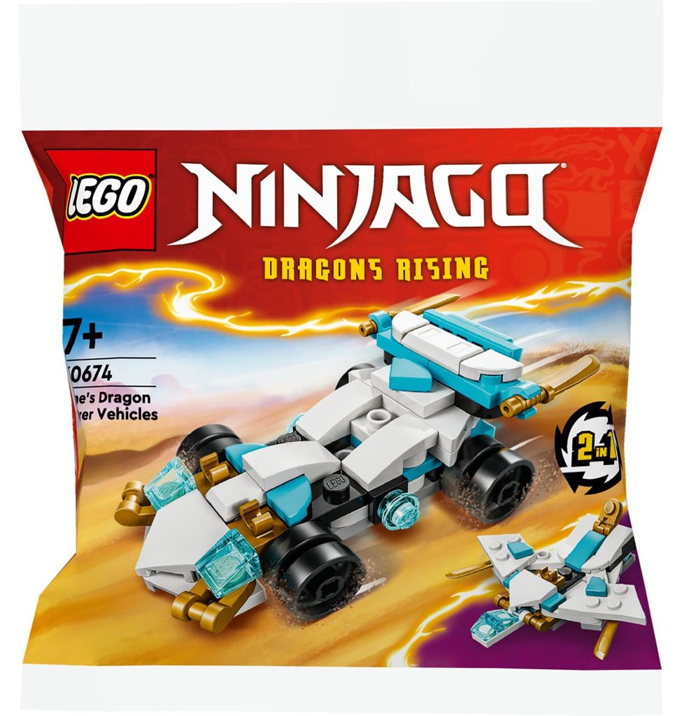 LEGO NINJAGO Smocza moc Zane’a — pojazdy, Zestaw do Zdjęcie produktu 