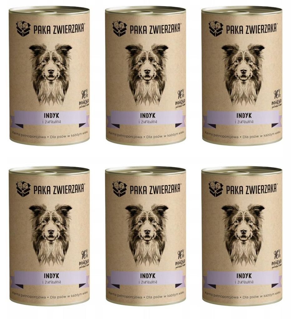 Tierpackung Truthahn und Cranberry 6x400g Produktbild 