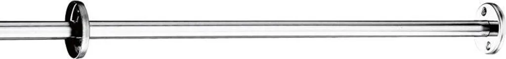 Tringle de douche anti-rouille en inox poli à couper 1000mm