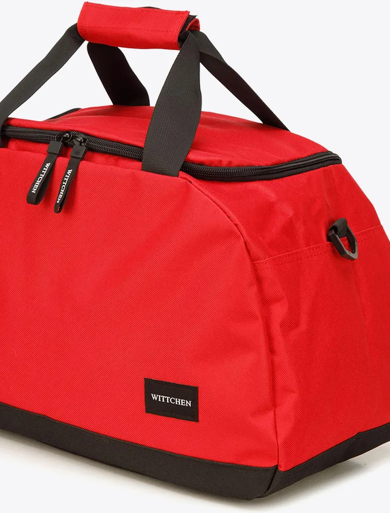 Sac de voyage Wittchen petit format noir/rouge - Polyester robuste