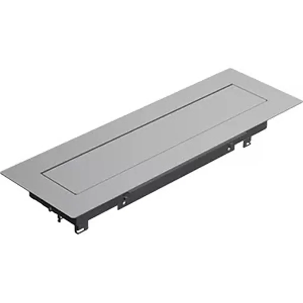 Bachmann Top Frame Sym octuple RAL9006 boîtier noir pour table bureau