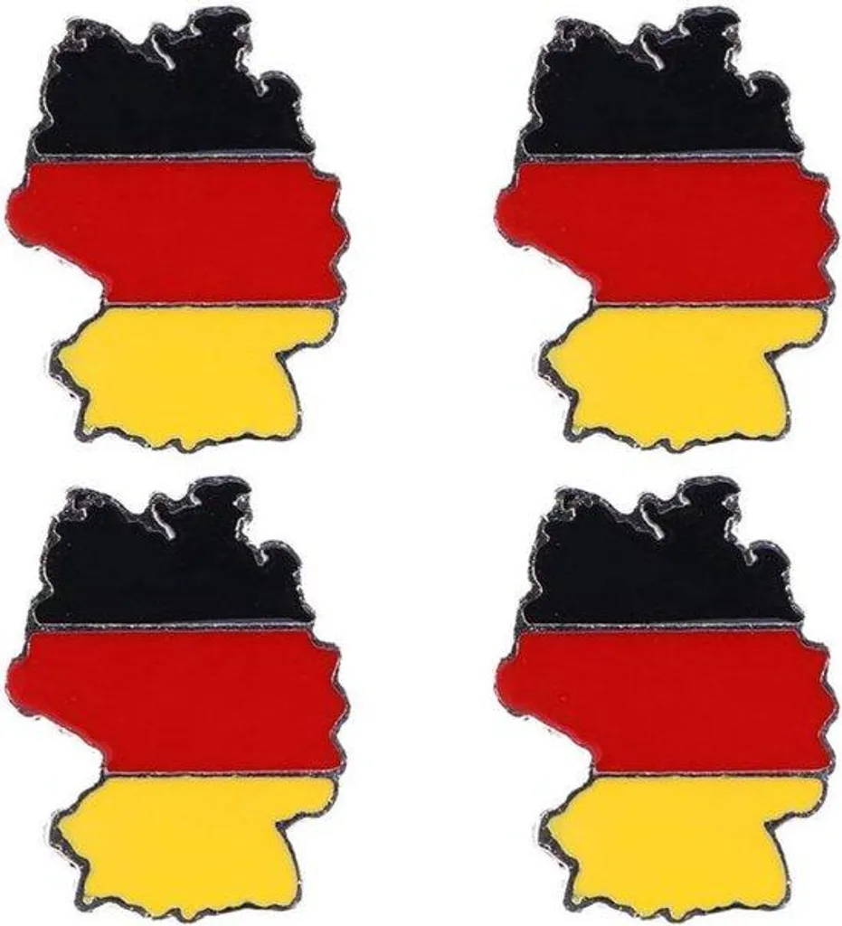 Broche drapeau allemand émaillée en alliage robuste fixation stable