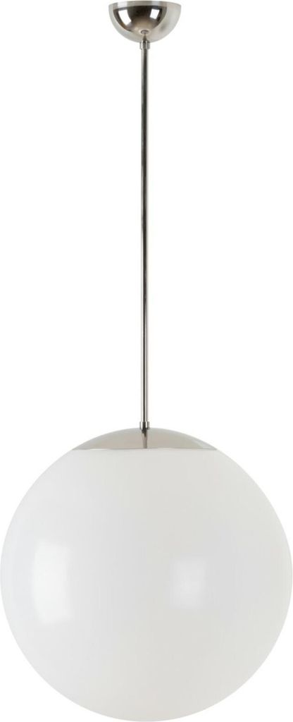 OSMONT ISI66070 ISIS P3 Hängeleuchte aus Kunststoff, Edelstahl poliert / weiß, Schutzart IP40, 3000 K, 27 W LED