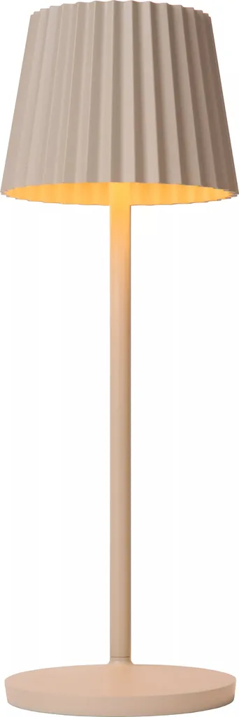 Luminaire de table extérieur LED rechargeable JUSTINE pour terrasse 2W