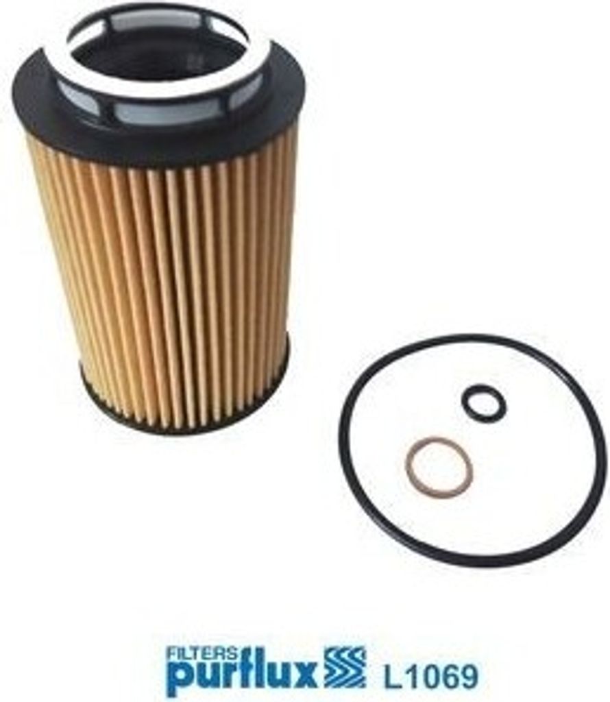 Ölfilter PURFLUX L1069 Filtereinsatz für BMW 5 Touring (F11) 5 Limousine (F10) X5 (E70) 5 Limousine (G30, F90) X5 (F15, F85) 7 (F01, F02, F03, F04)