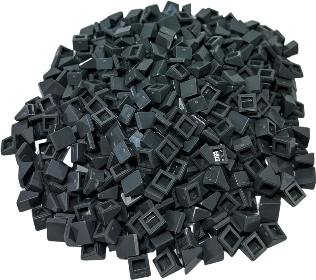 LEGO 1x1x2/3 Dachsteine Schrägsteine Dunkelgrau - 54200 NEU! Menge 50x