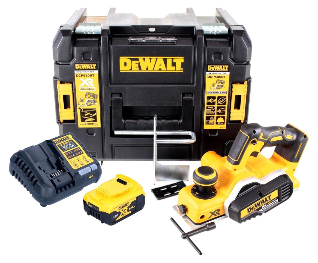 DeWALT DCP 580 P1 Cepillo a batería sin escobillas XR 18V Imagen del producto 