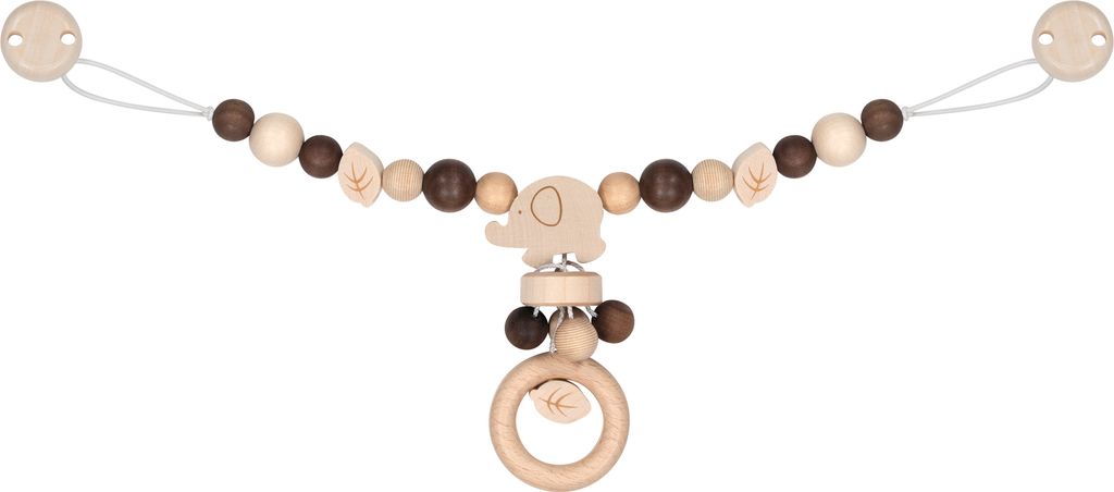 Goki Kinderwagenkette Elefant, Kinderwagen, Holz