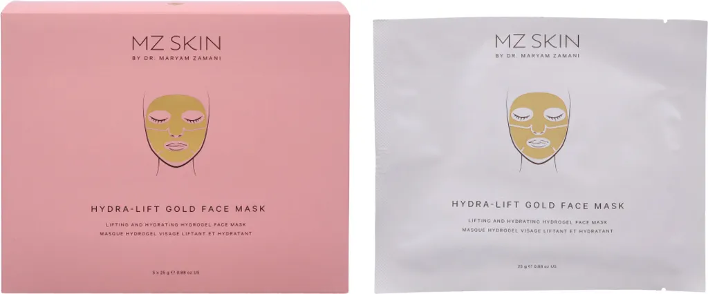 Soin Visage Éclat MZ Skin Hydra-Lift Golden pour Teint Terne Set 125ml
