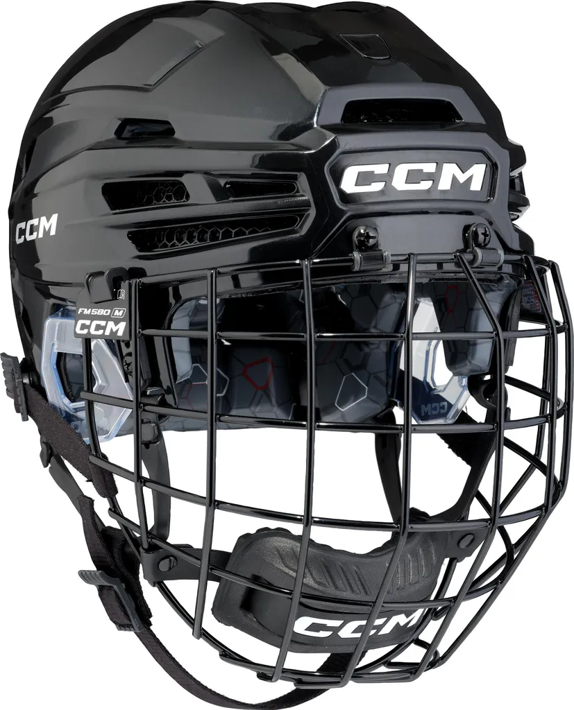 Casque CCM Tacks 910 Combo Noir S : Protection Maximale Contre Chocs