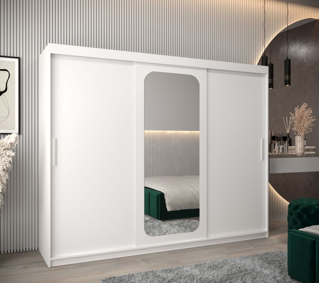Spiegelschrank DONICELA 1 - 250 cm, weiß