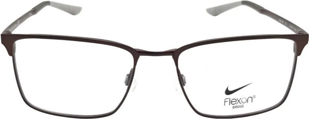 Nike 4307 (212) Montatura da Vista in Metallo Satin Walnut Sequoia per Uomo