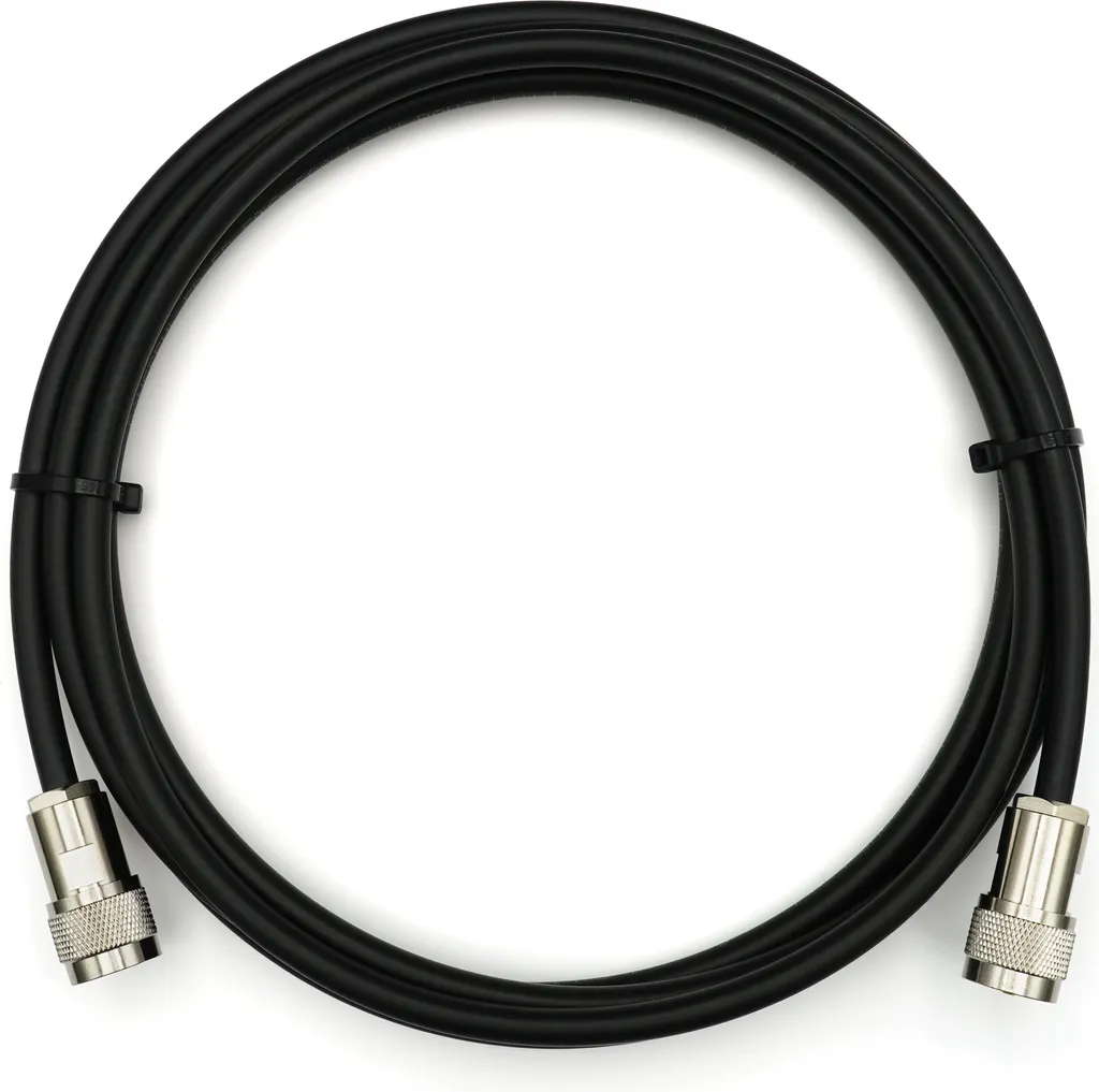 cavo coassiale UHF PL259 da 15 m - Cavo di prolunga 5D-FB a bassa perdita Ø7,5 mm resistente alle intemperie con connettore PL-259 - Cavo d'antenna PL per antenne radio CB radio HAM radio SWR radioamatoriale - 3