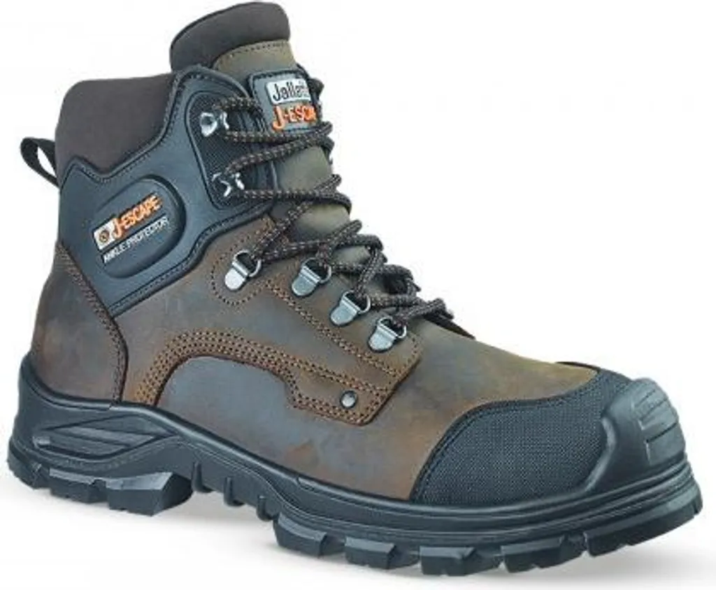 Chaussures de sécurité JALFIR S3 Jallatte JJE41 T38 Marron Noir SRC