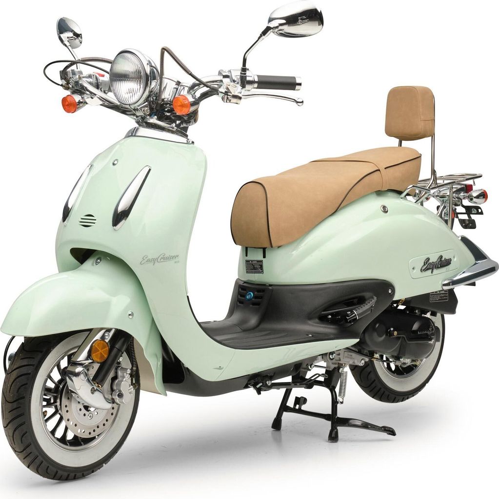 Motorroller Retro EasyCruiser Eco Mint 50ccm 45 kmh Moped Produktbild 3