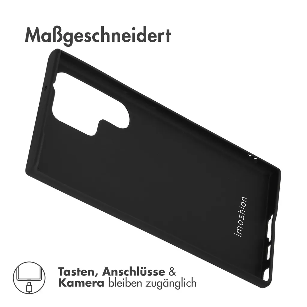 Imoshion TPU Case Samsung Galaxy S23 Ultra Nero - Cover Tech Slim - 5