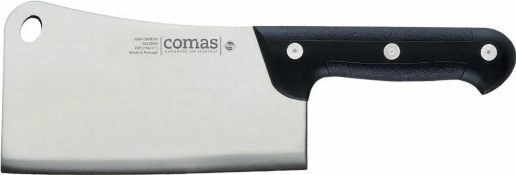 Couperet de Cuisine Professionnel Iberica 18 cm Acier Inoxydable Noir