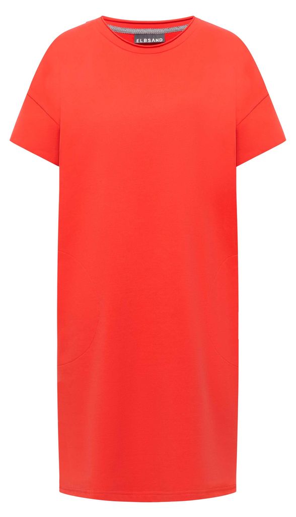 Elbsand Telma Sweatkleid in Rot Gr. S