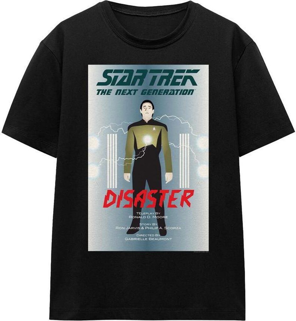 Star Trek - "The Next Generation Season 5 Episode 5" T-Shirt für Herren/Damen Uni TV16529 (S) (Schwarz)