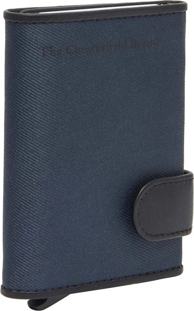 Delsbo Cardholder Navy Blue - Portacarte RFID Chesterfield Brand