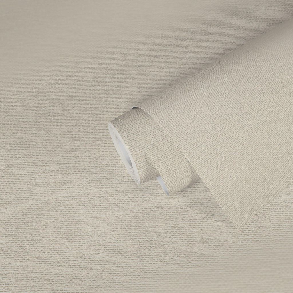 A.S. Creation | Stoffoptik Tapete | Vliestapete | Kollektion #Hygge | 386131 | Weiß | 10.05 x 0.53 m | Stoffoptik | Wohn