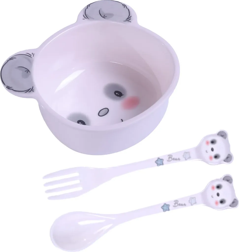 Scheda Tecnica Set Pappa BOCIOLAND Panda Melamina - Resistente e Sicuro - 3