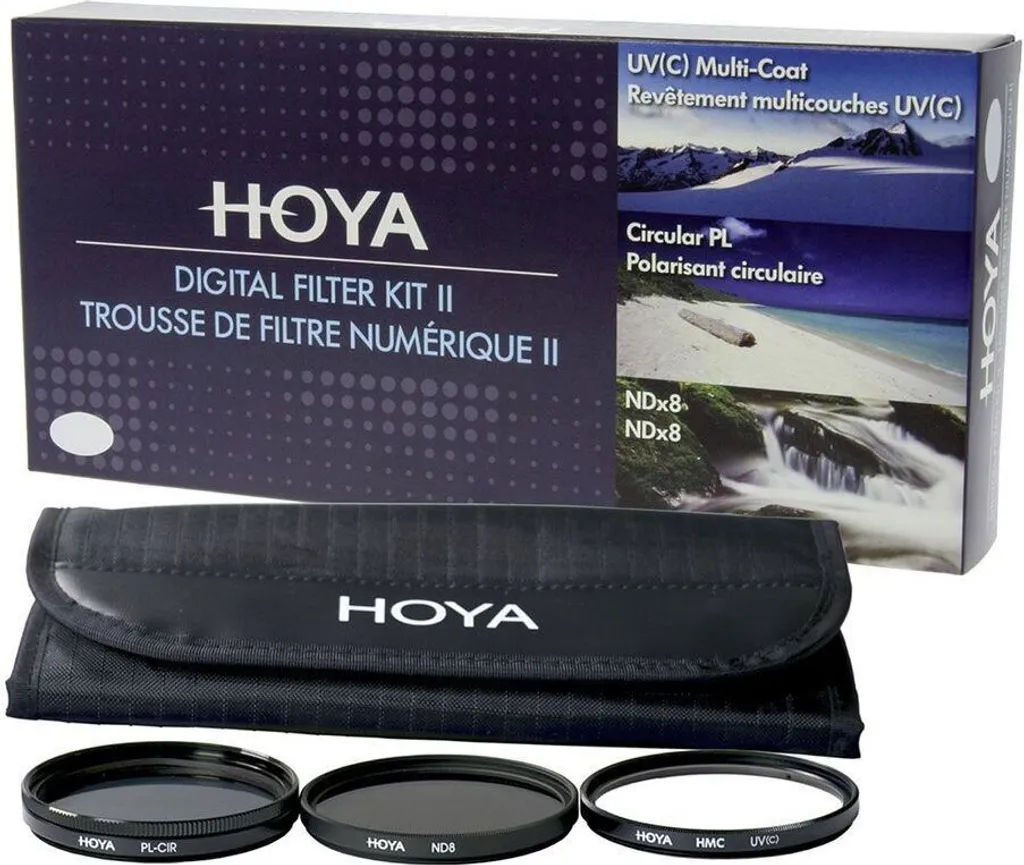 Set di filtri HOYA DFK52 (UV, PLC, ND) D52 mm - 8