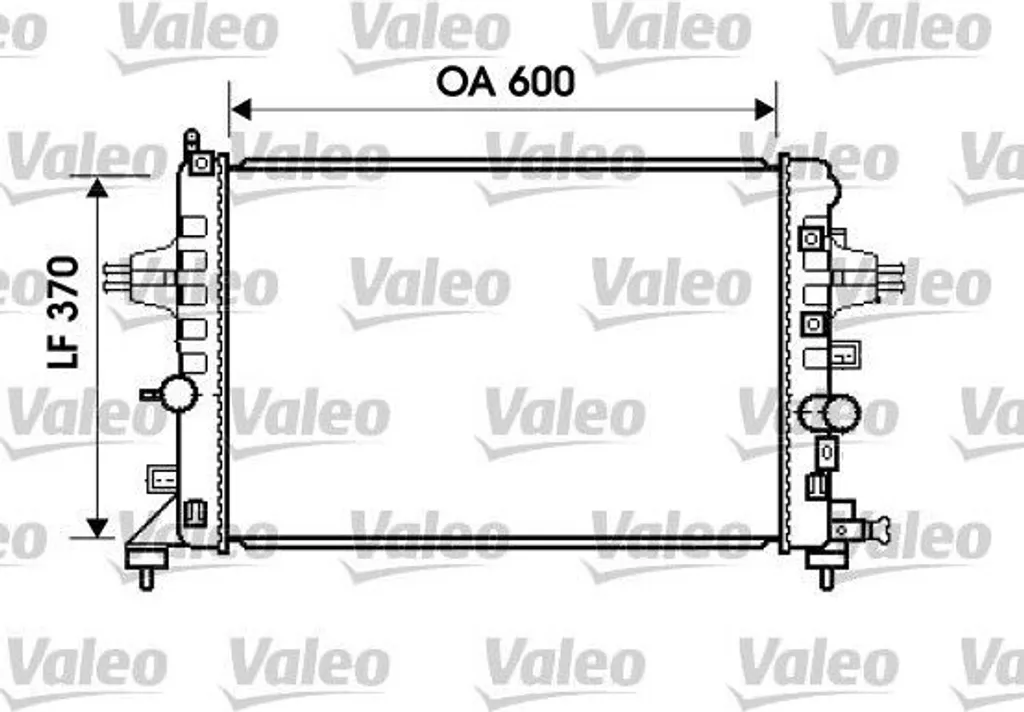 Radiateur Valeo 734382 pour Opel Astra H et Zafira B - OE 1300266