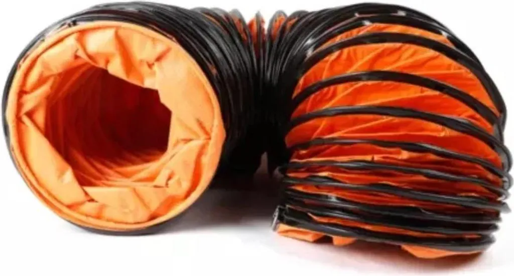 Tuyau de ventilation flexible anti-écrasement Ø30 cm orange - 5