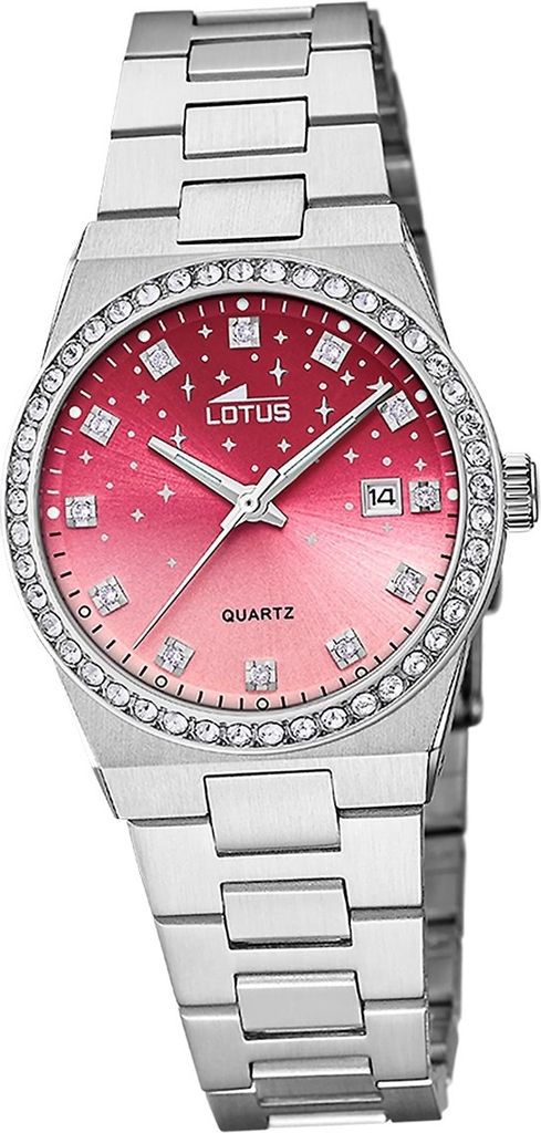 Lotus Edelstahl Damen Uhr Armbanduhr silber Elegant Classic D2UL18885/2