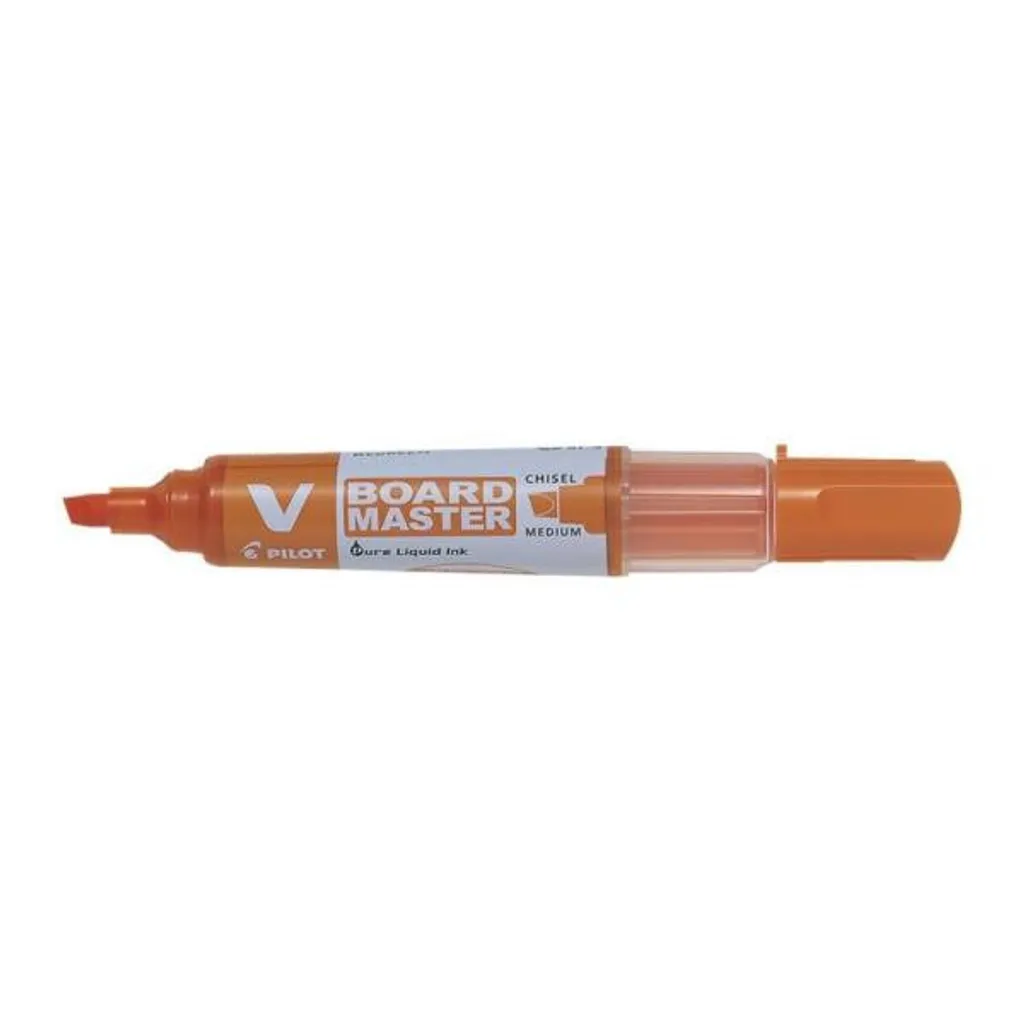 Pilot V Board Master Surligneur Orange Pointe Émoussée - Lot de 10 Pièces